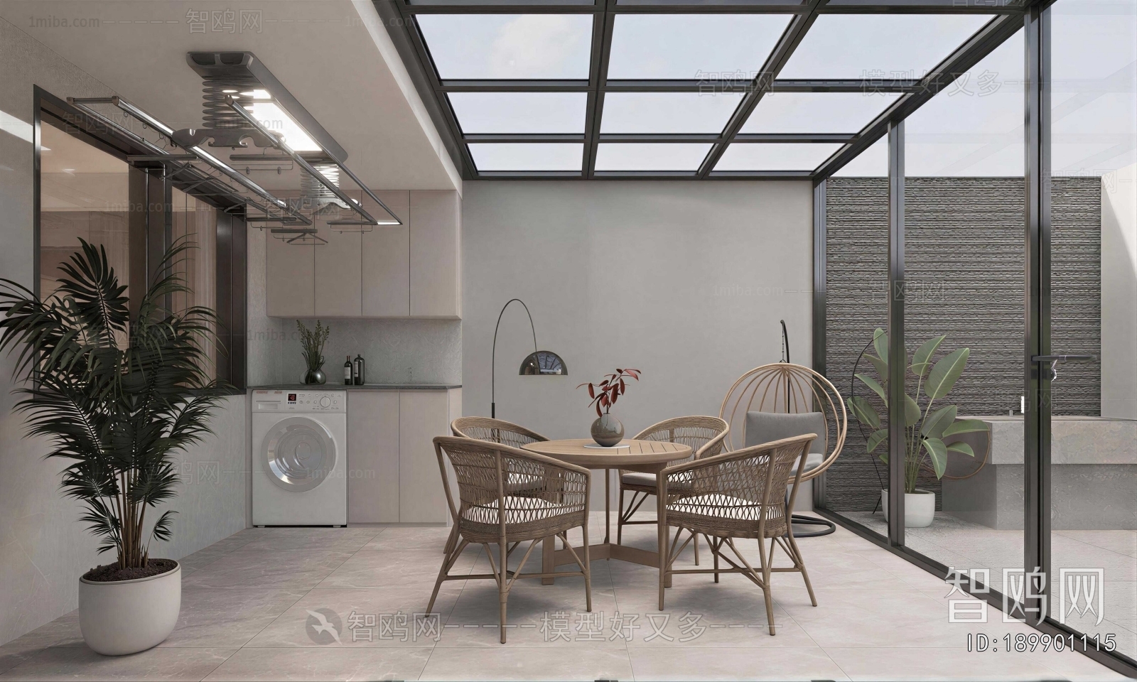 Modern Glass Sun Room