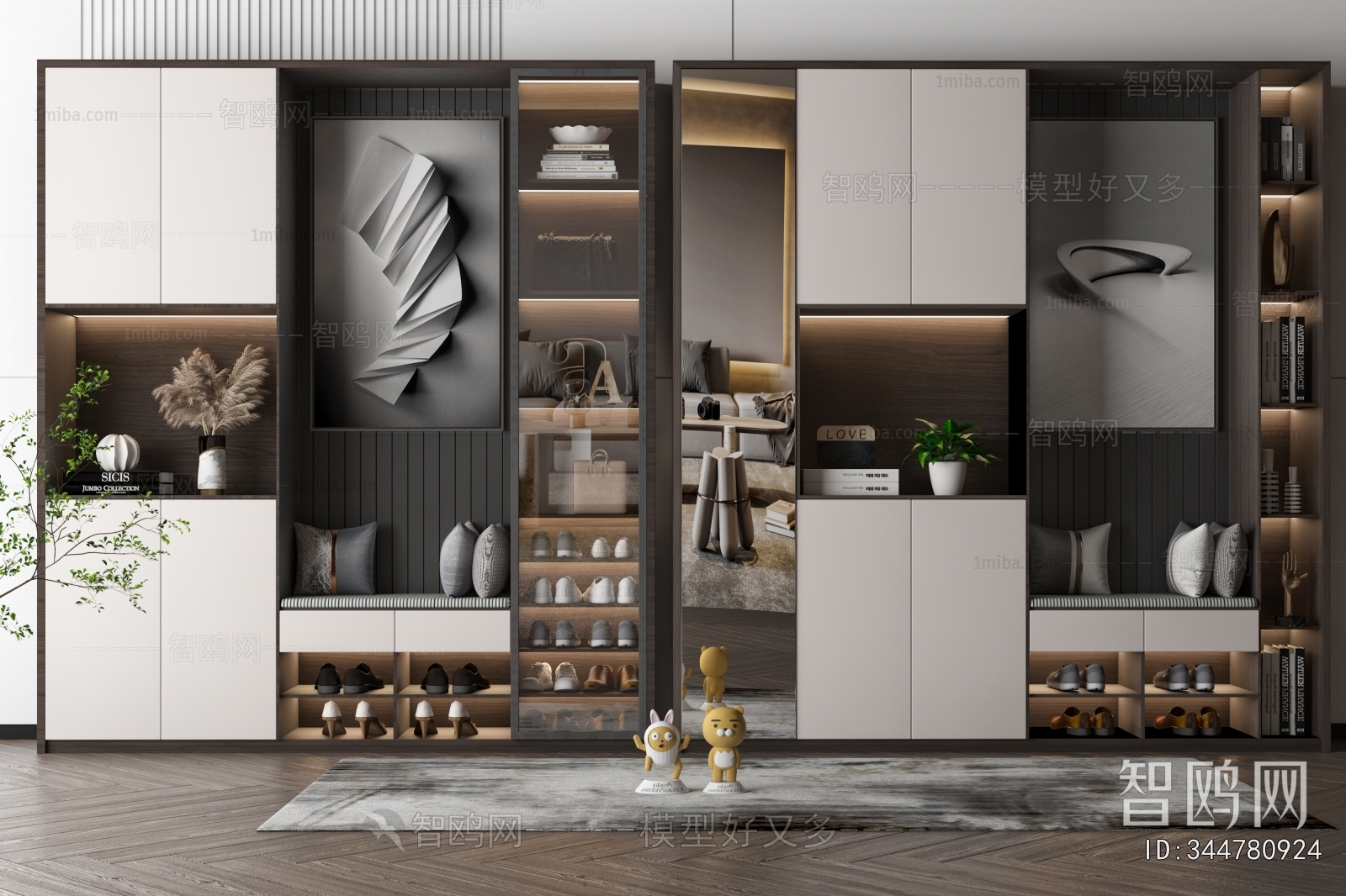 Modern Shoe Cabinet
