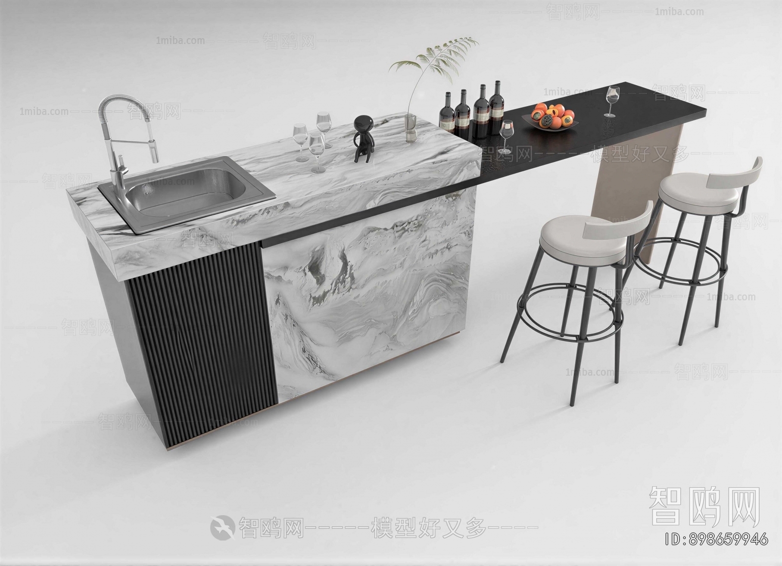 Modern Counter Bar