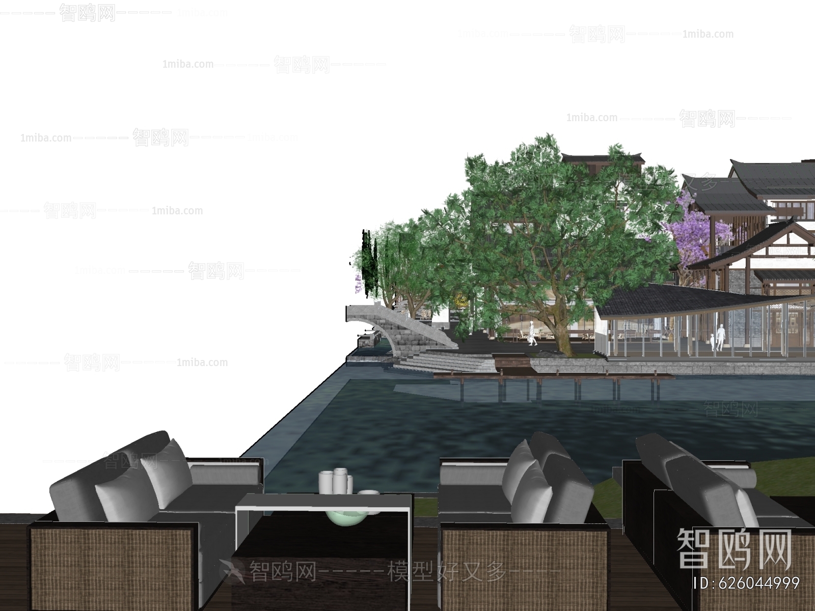 New Chinese Style Commercial Street