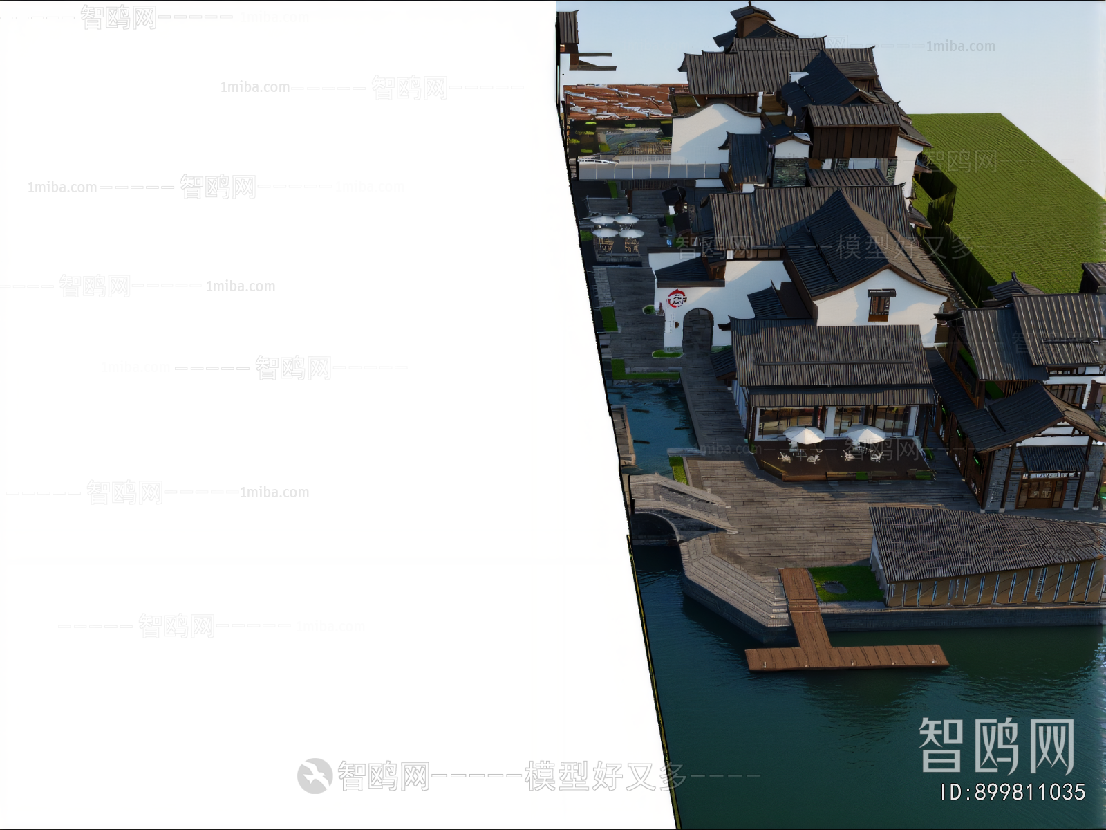 New Chinese Style Commercial Street