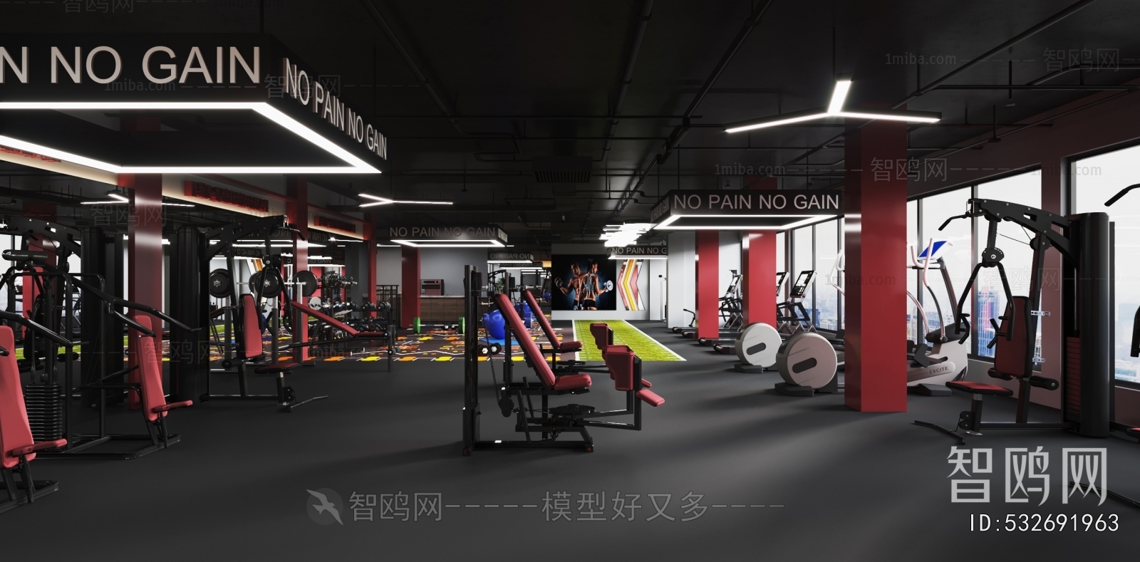 Industrial Style Gym