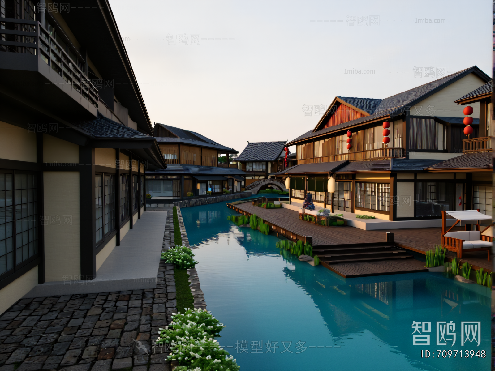 New Chinese Style Commercial Street