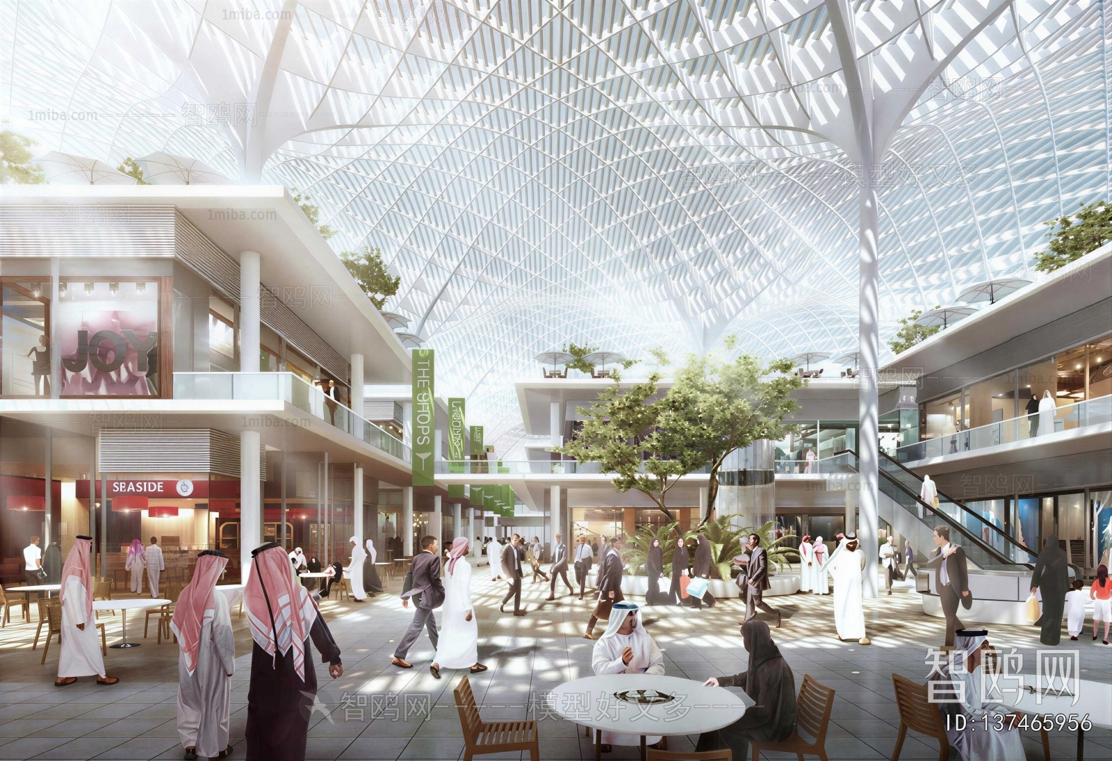 Modern Shopping Mall