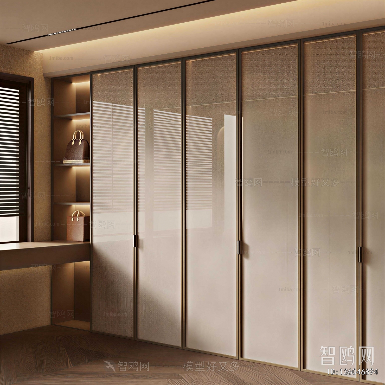 Modern Clothes Storage Area