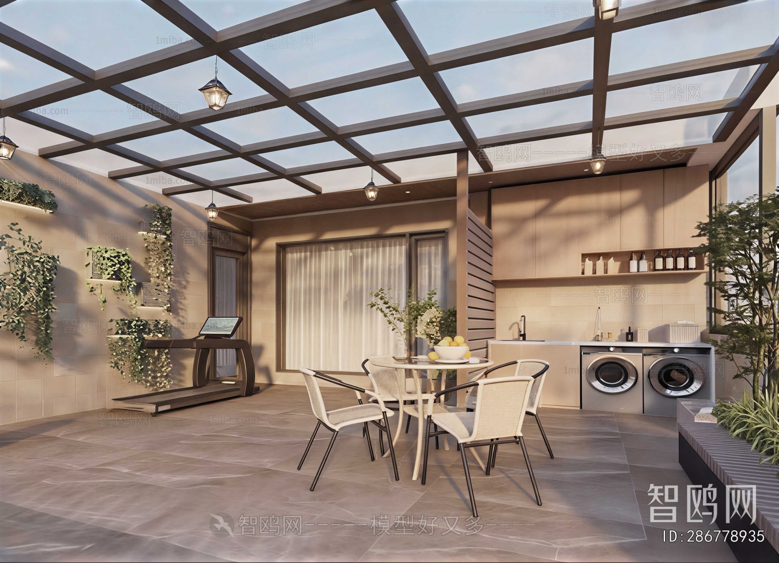 Modern Glass Sun Room