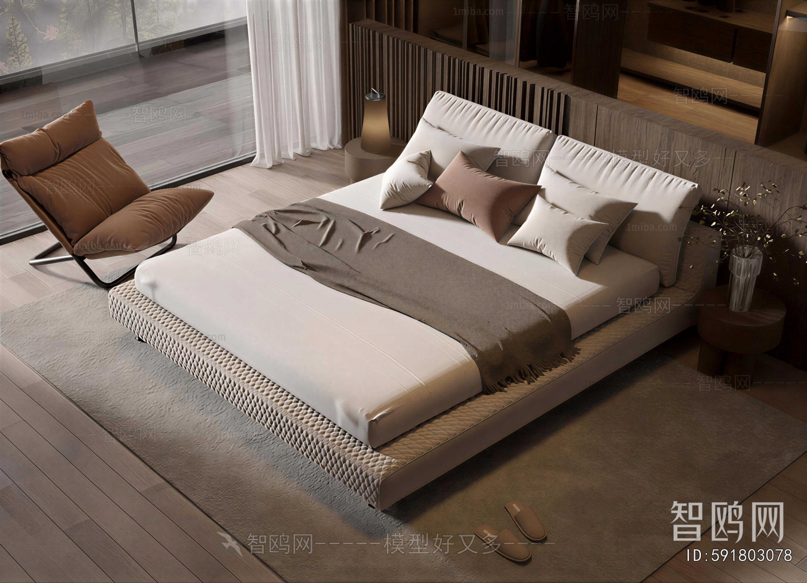 Modern Double Bed
