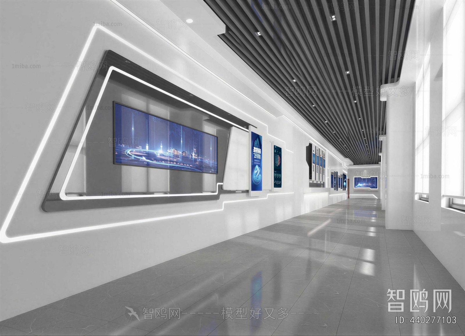 Modern Office Exhibition Hall