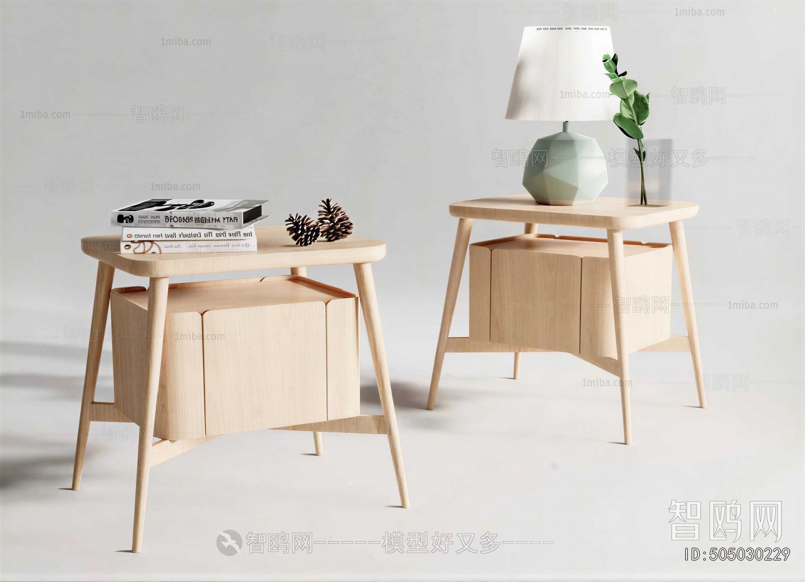Nordic Style Bedside Cupboard
