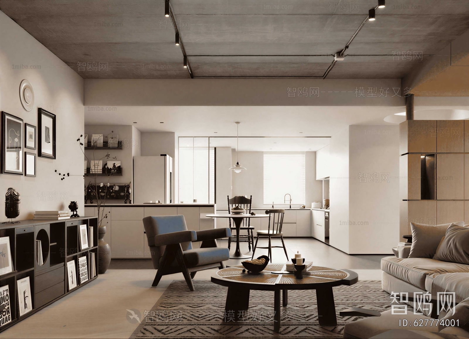 Industrial Style A Living Room