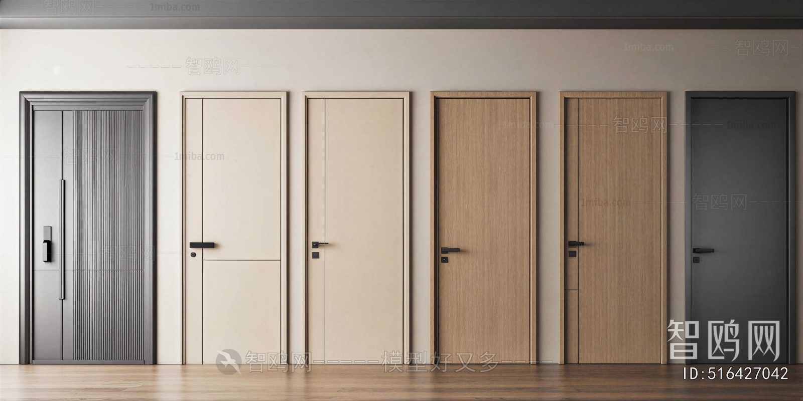 Modern Single Door