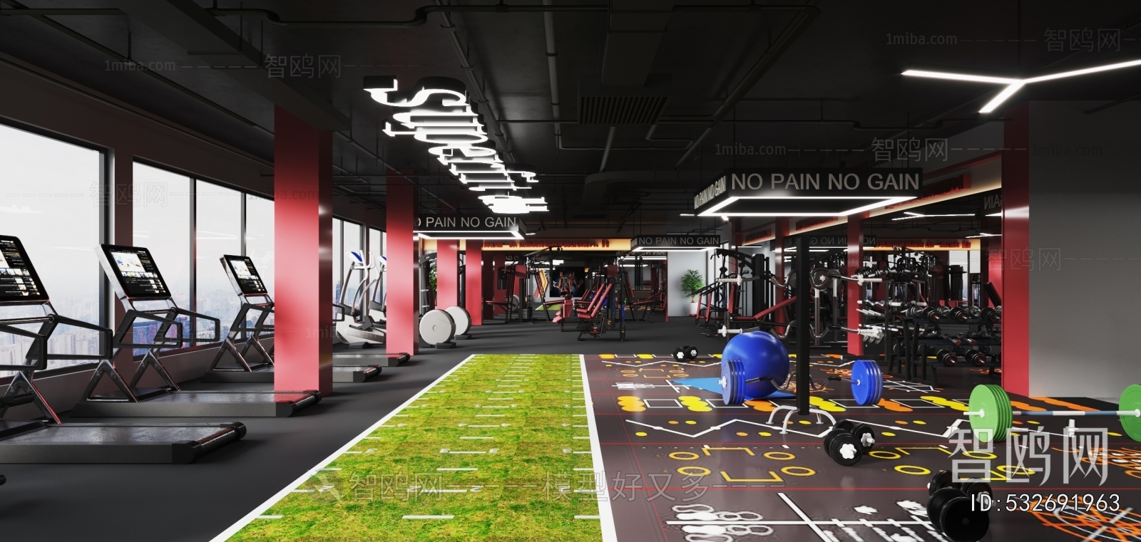 Industrial Style Gym