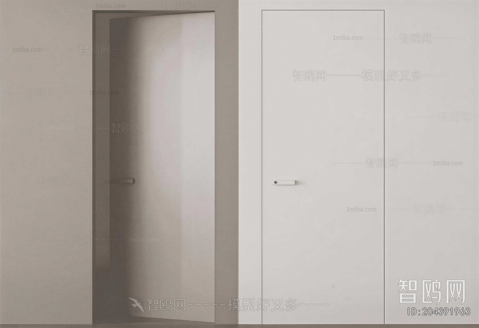 Modern Single Door