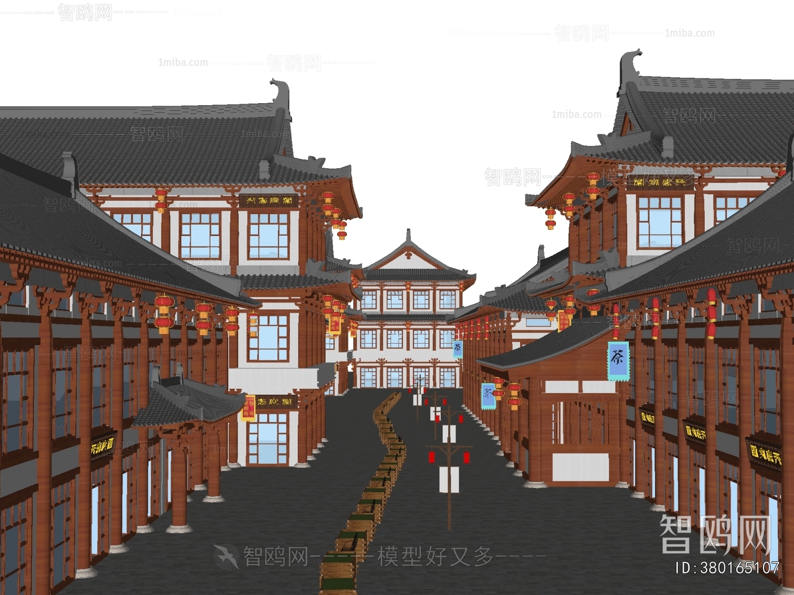 New Chinese Style Commercial Street