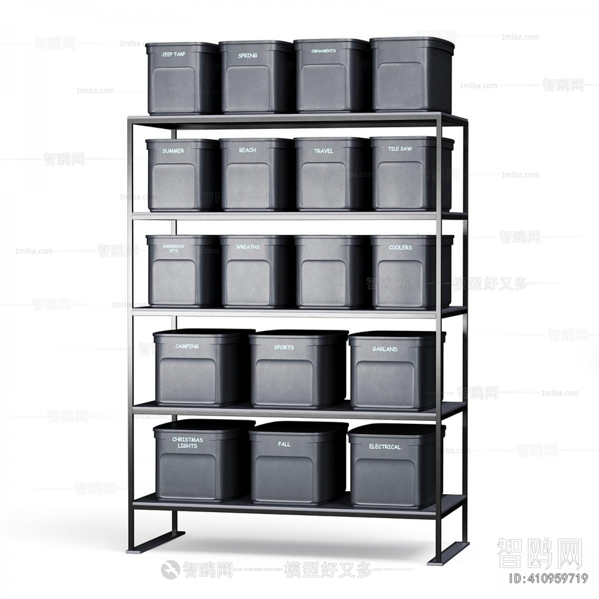 Modern Supermarket Shelf