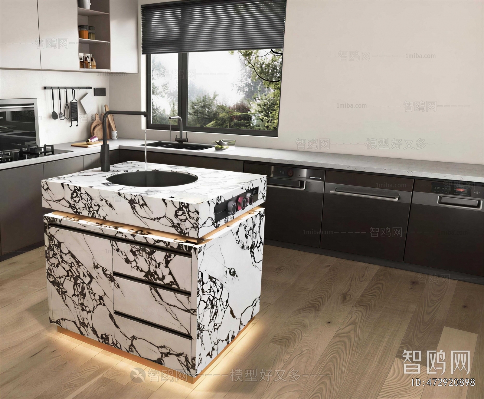 Modern Open Kitchen