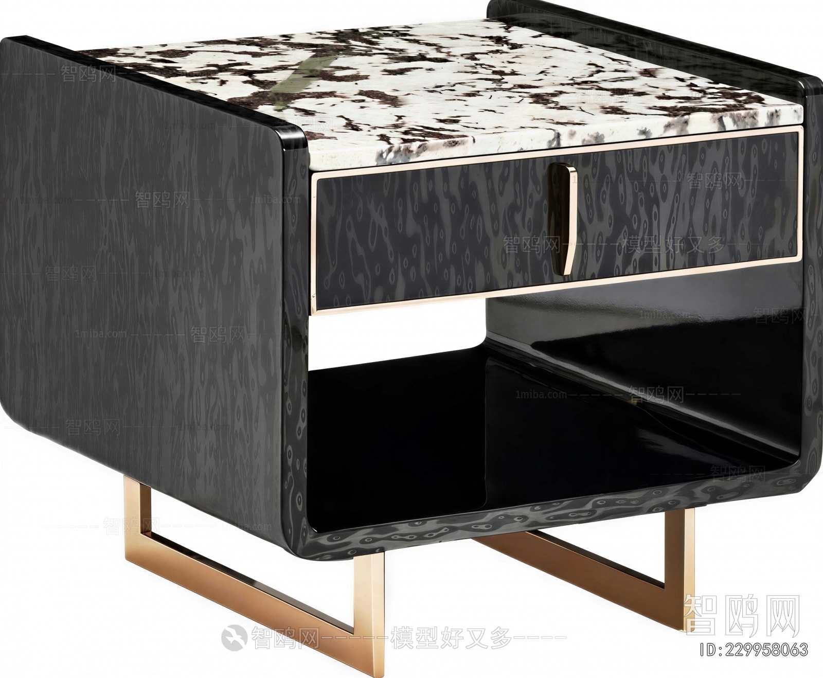 Modern Bedside Cupboard