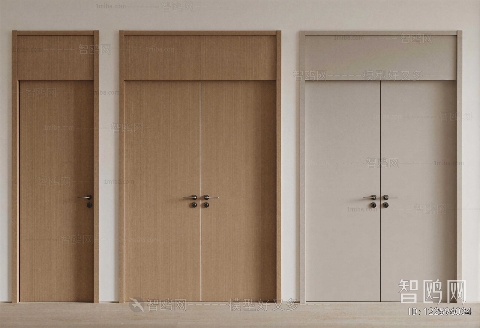 Modern Double Door