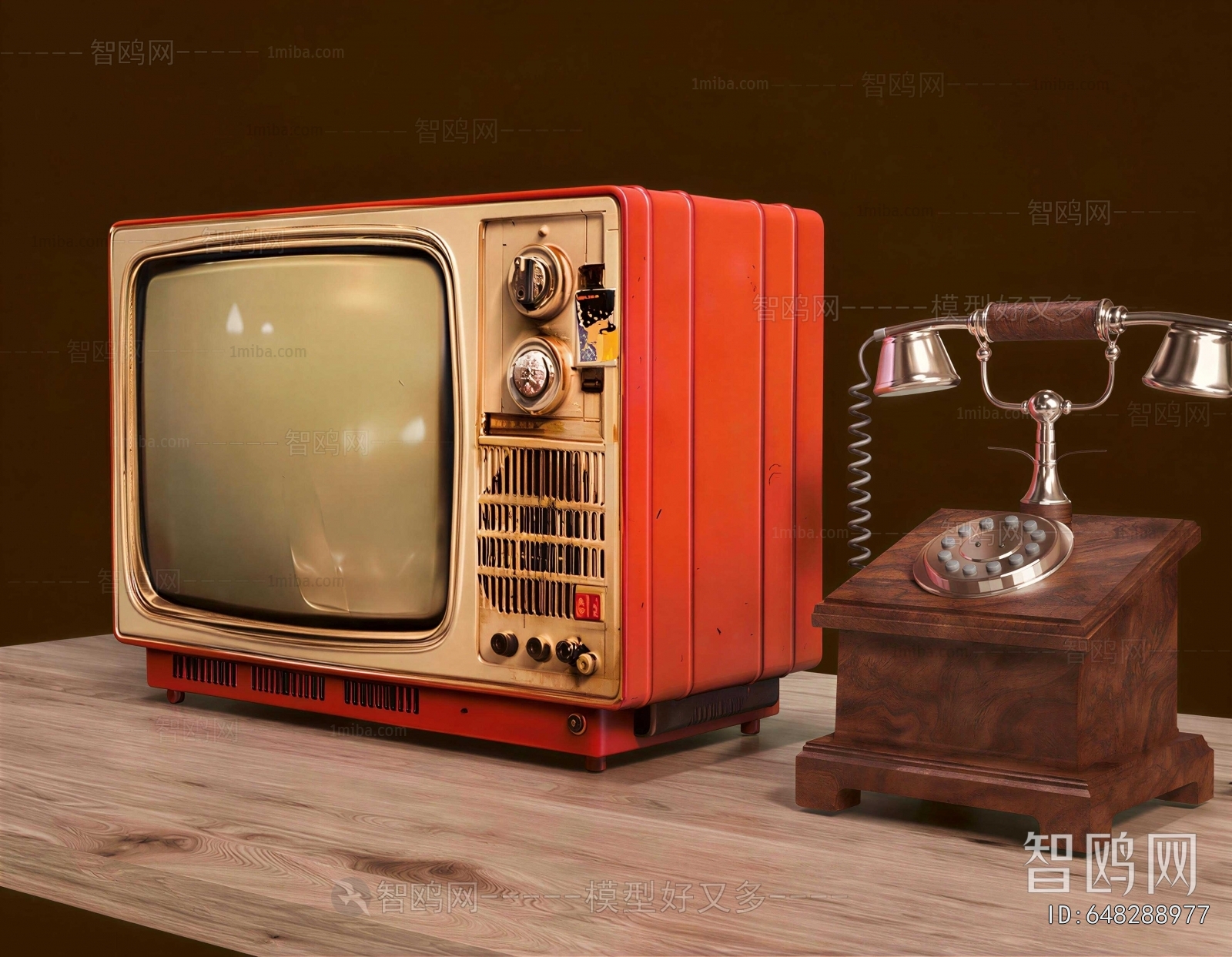 Retro Style TV Set