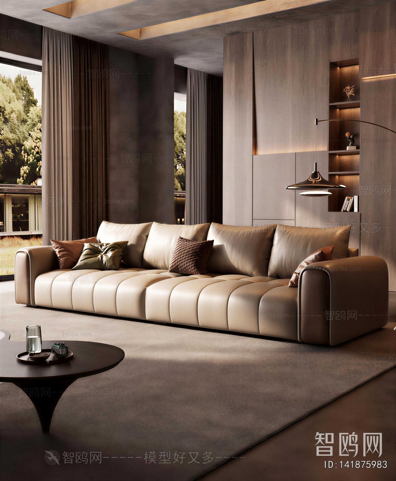 Modern Multi Person Sofa