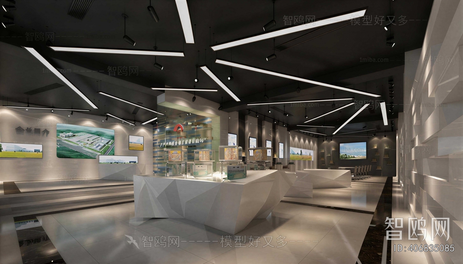 Modern Office Exhibition Hall