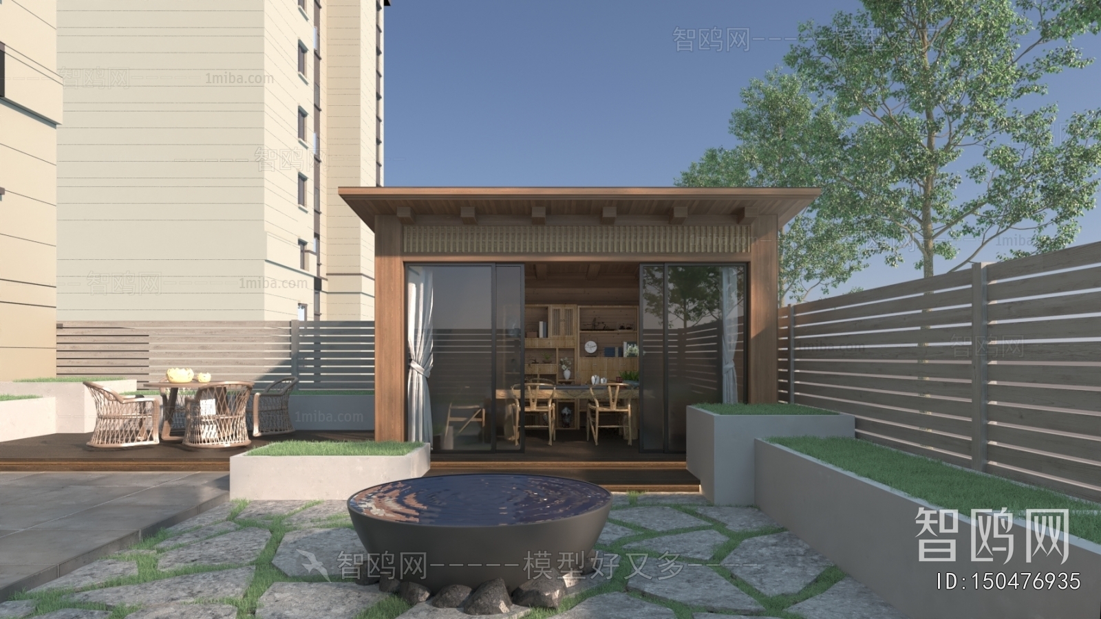 Modern Courtyard/landscape