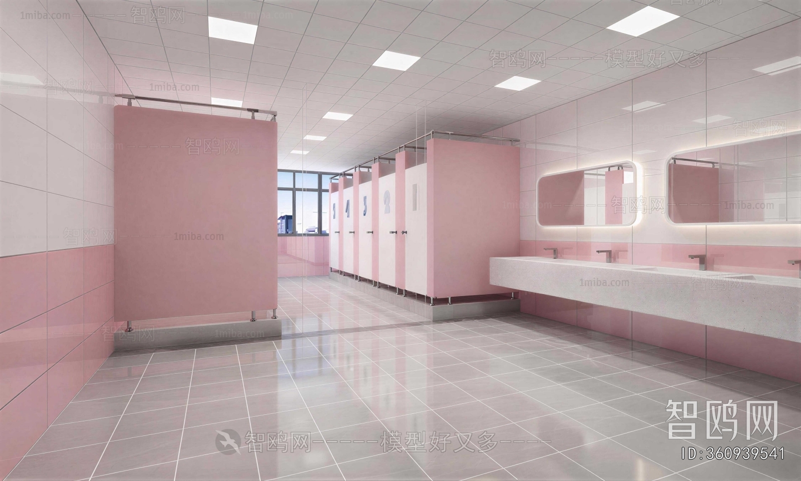 Modern Public Toilet