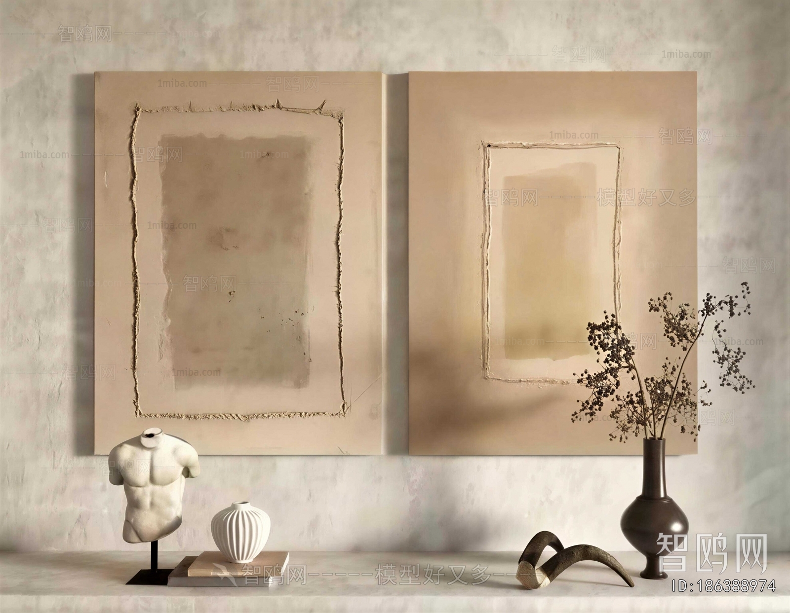 Wabi-sabi Style Painting