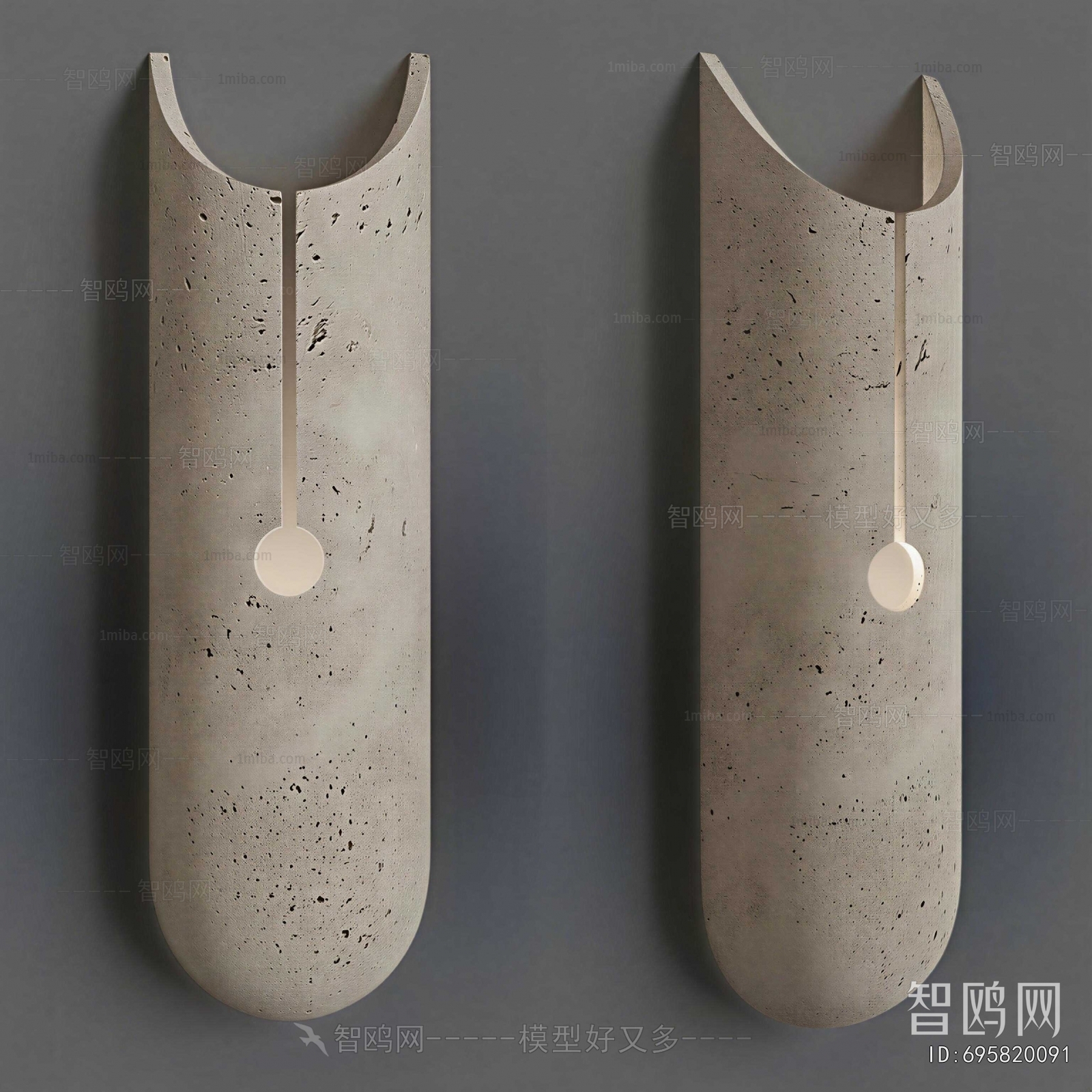 Wabi-sabi Style Wall Lamp