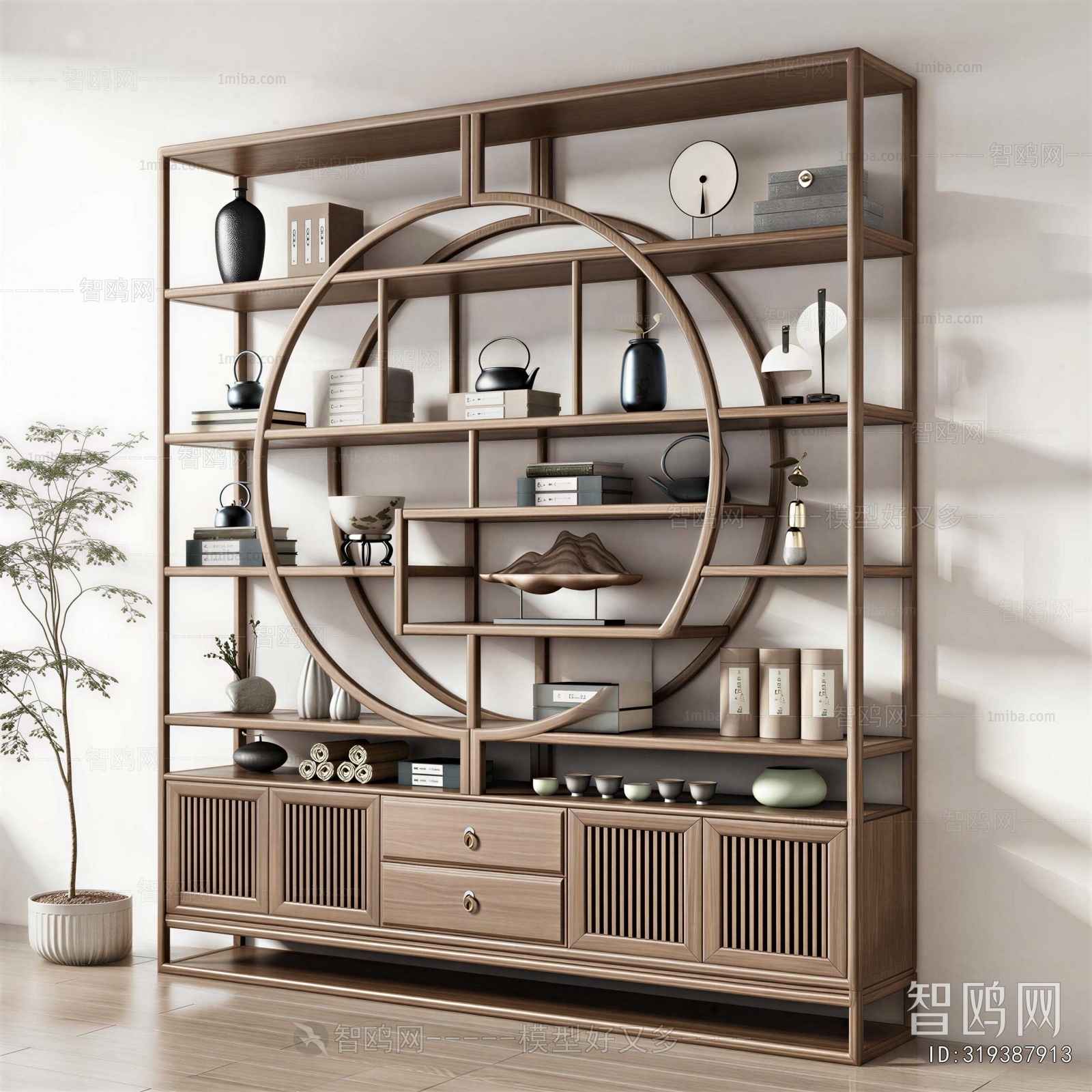 New Chinese Style Antique Rack