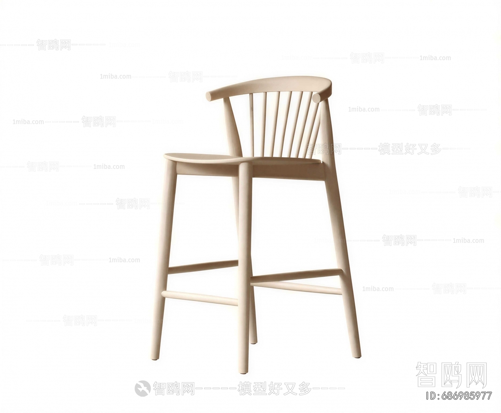 Nordic Style Bar Chair