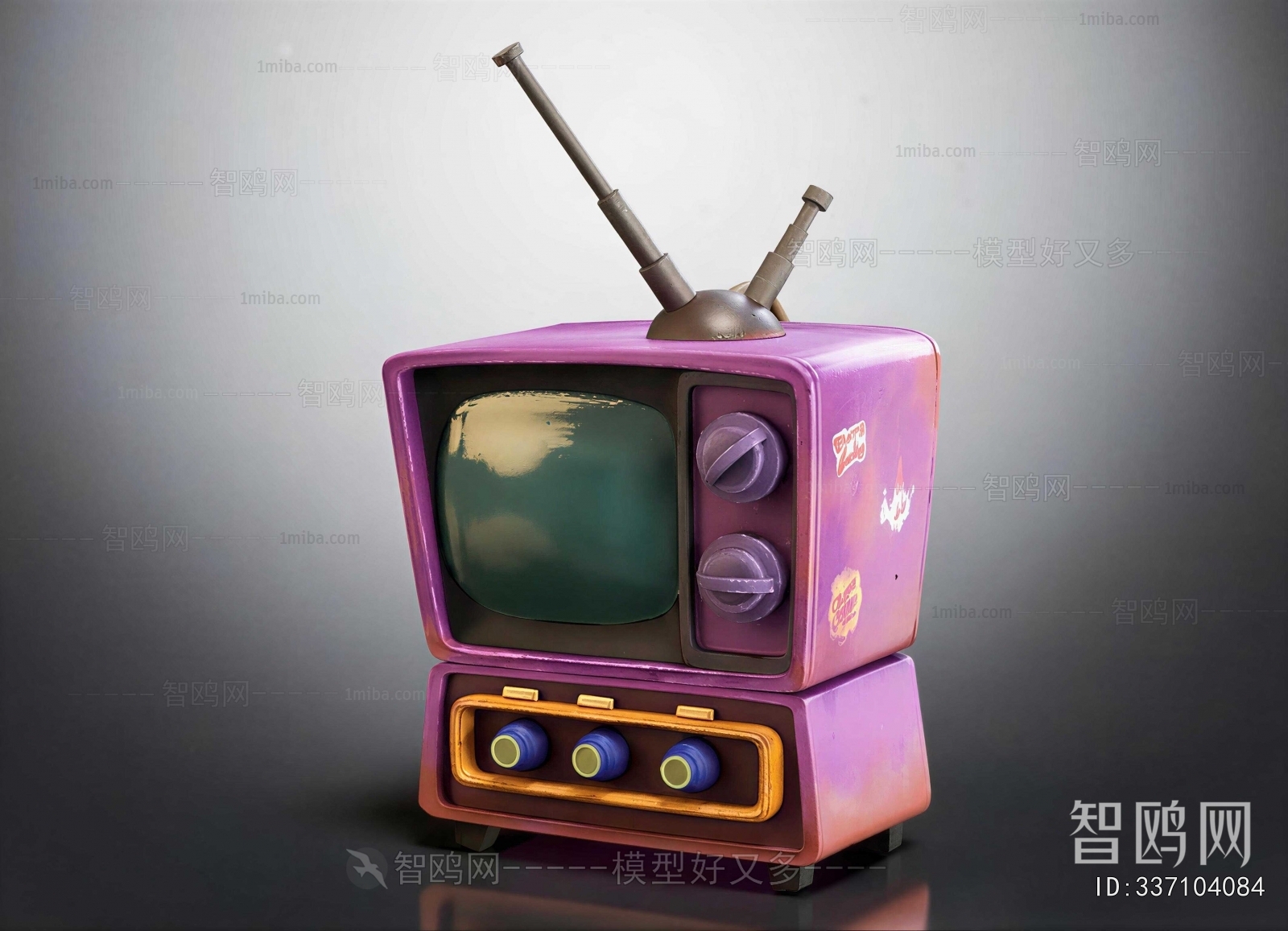 Retro Style TV Set