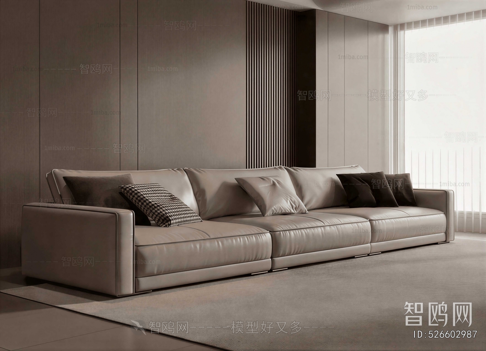 Modern Three-seat Sofa
