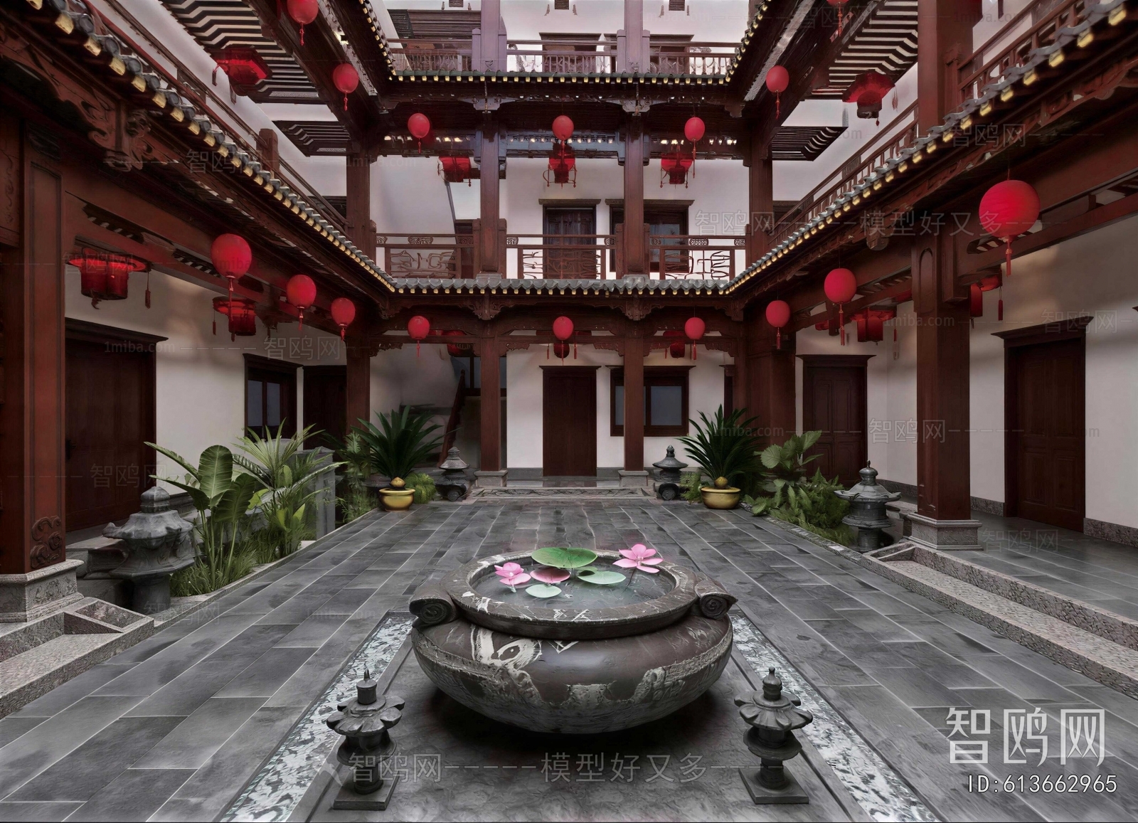 Chinese Style Courtyard/landscape