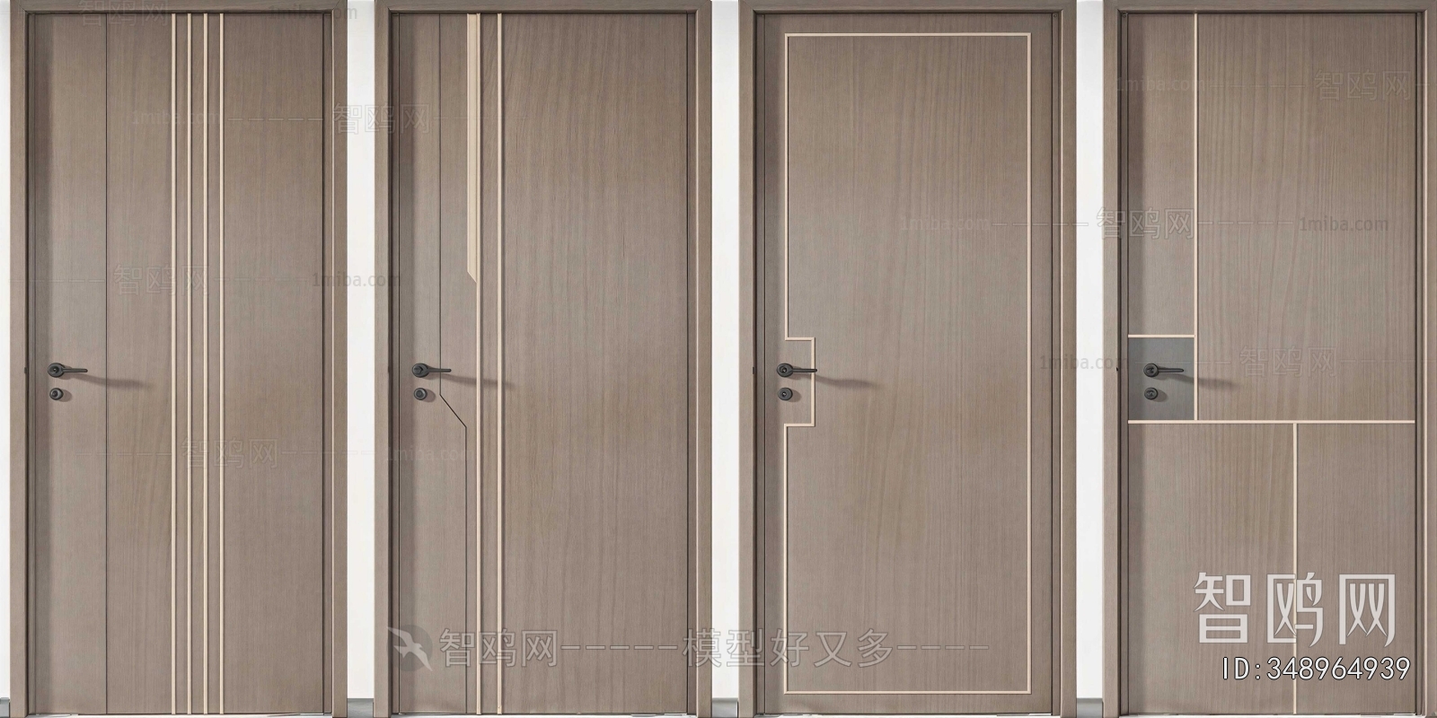 New Chinese Style Single Door