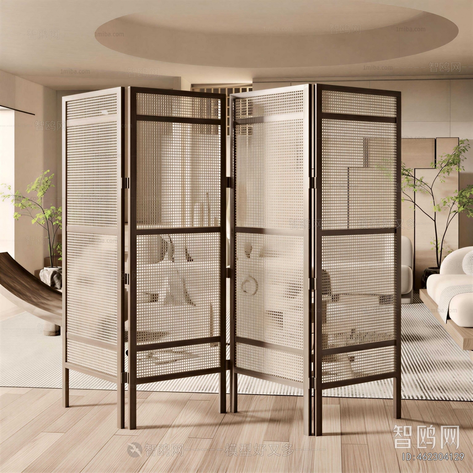 Wabi-sabi Style Partition
