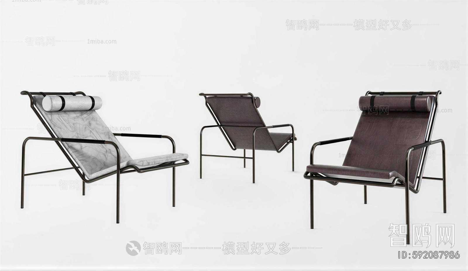 Industrial Style Lounge Chair