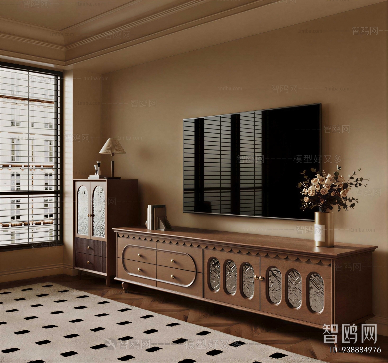 French Style TV Cabinet