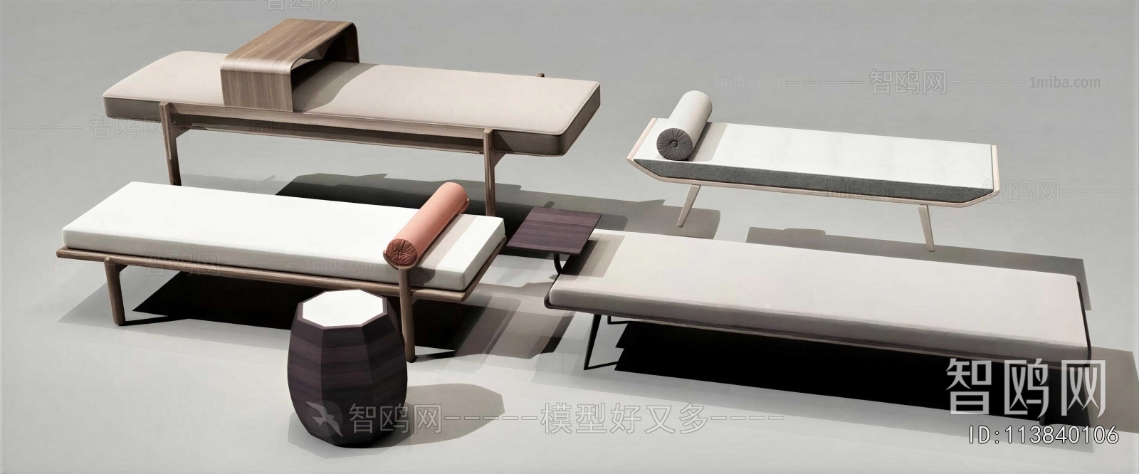 New Chinese Style Bench