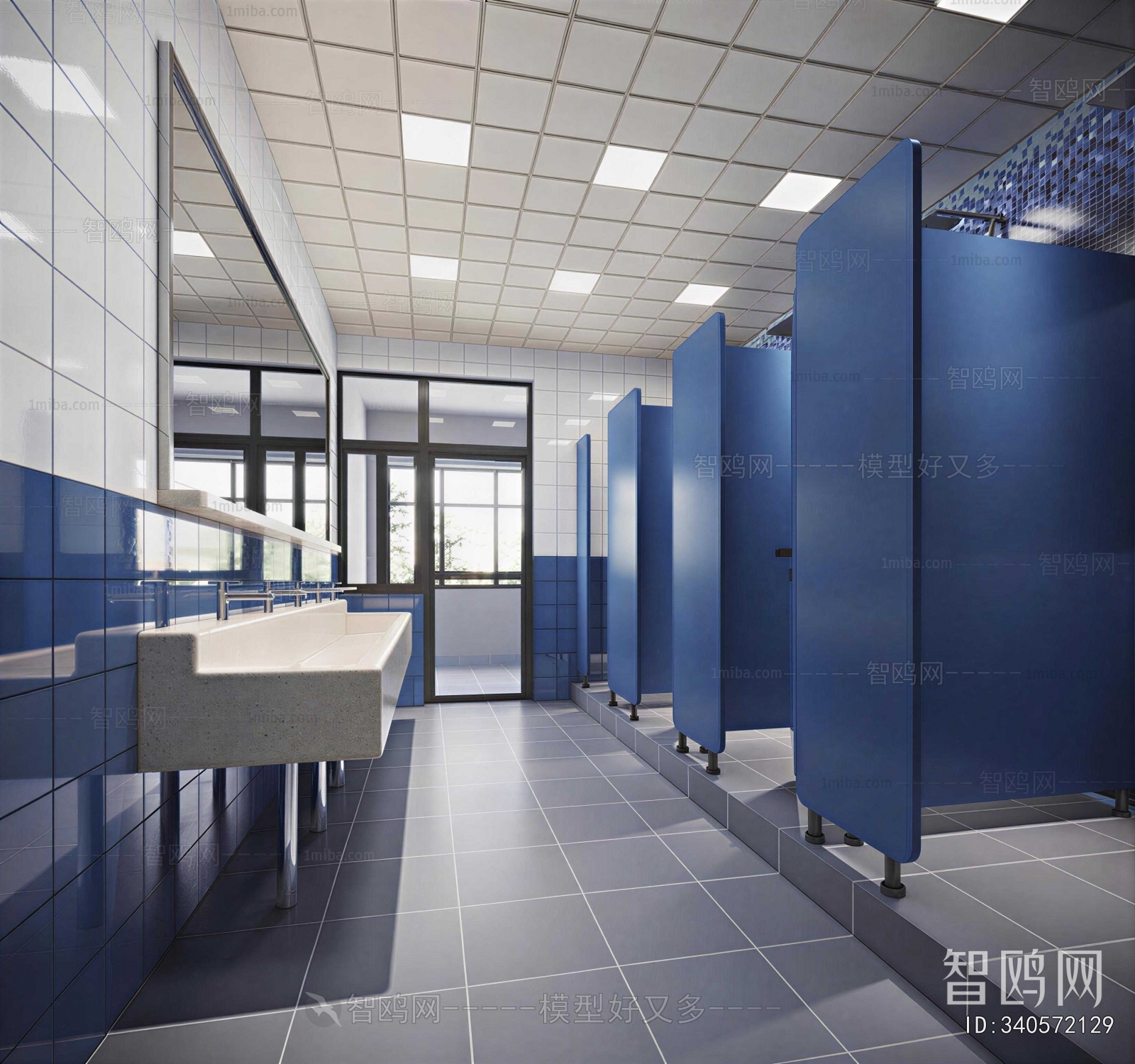 Modern Public Toilet