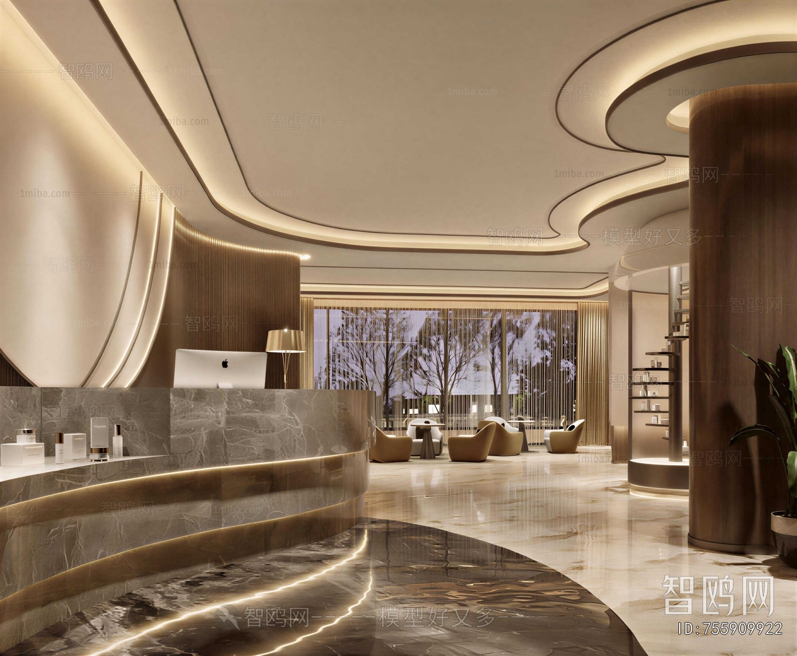 New Chinese Style Beauty Salon