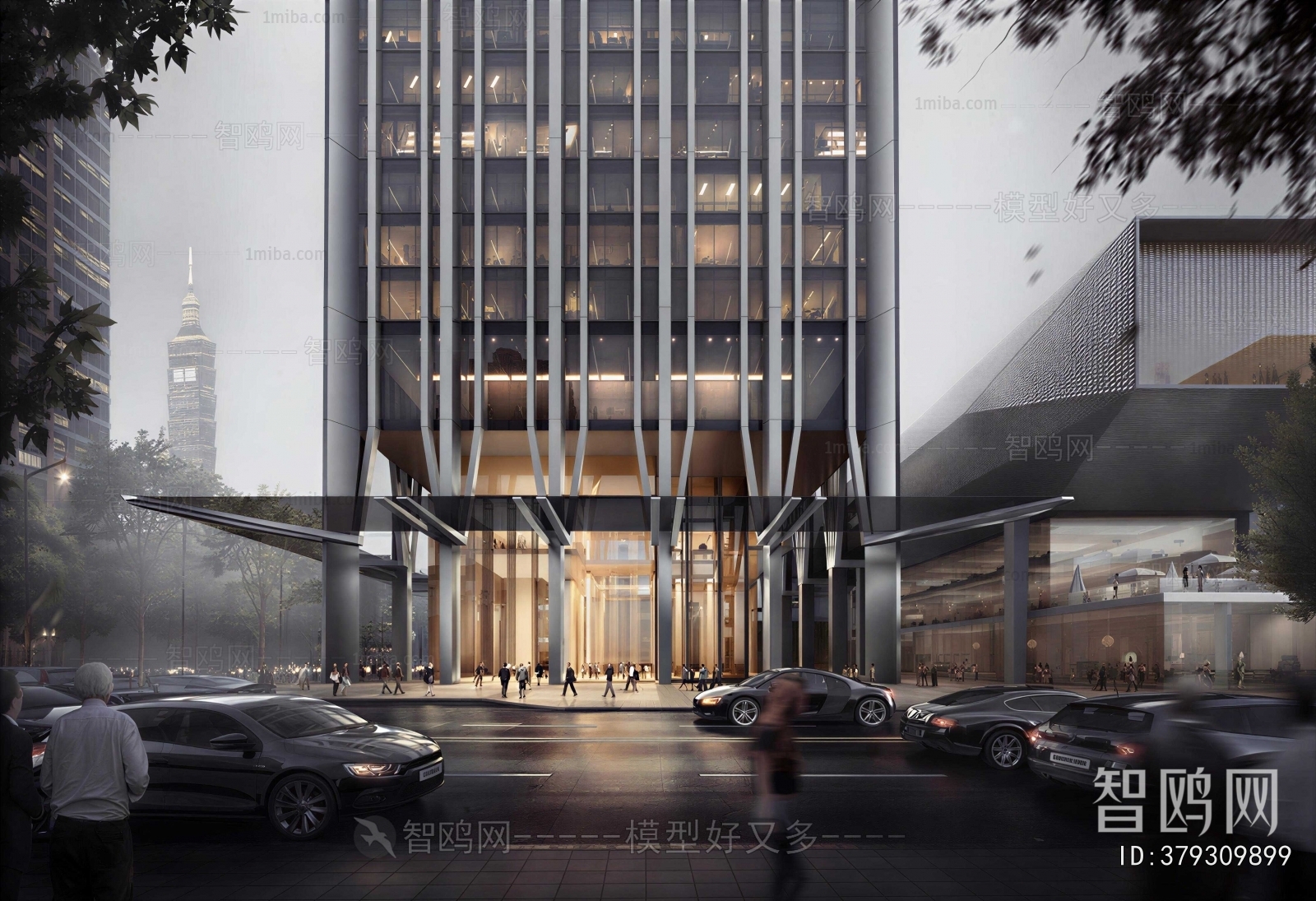 Modern Appearance Of Commercial Building