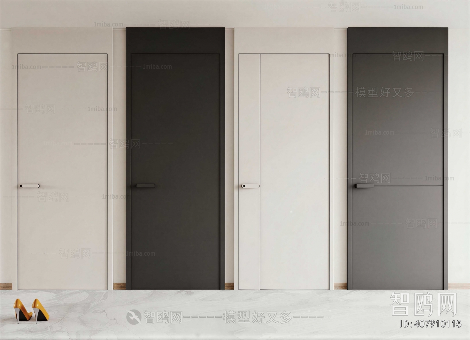 Modern Single Door
