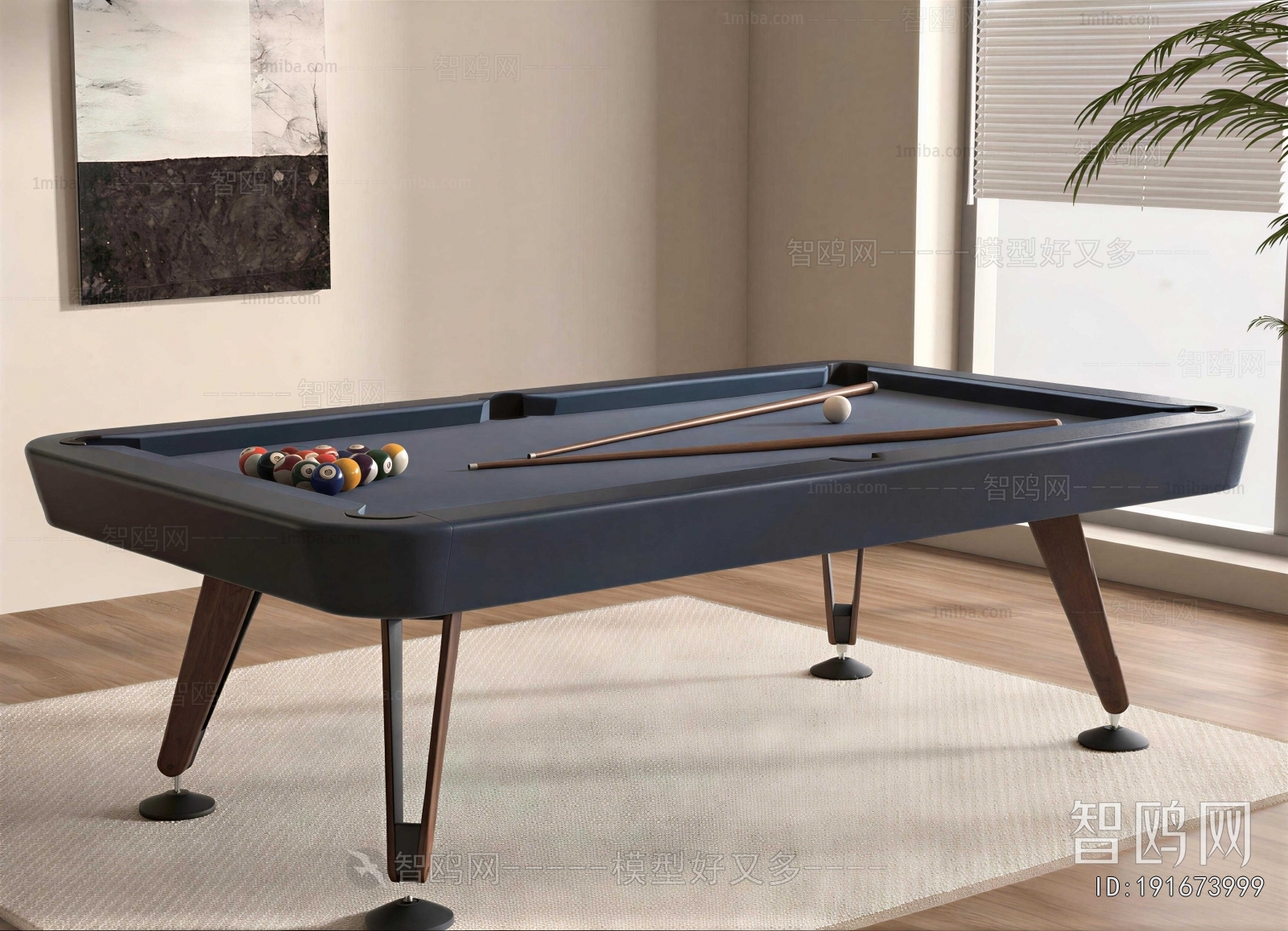Modern Pool Table