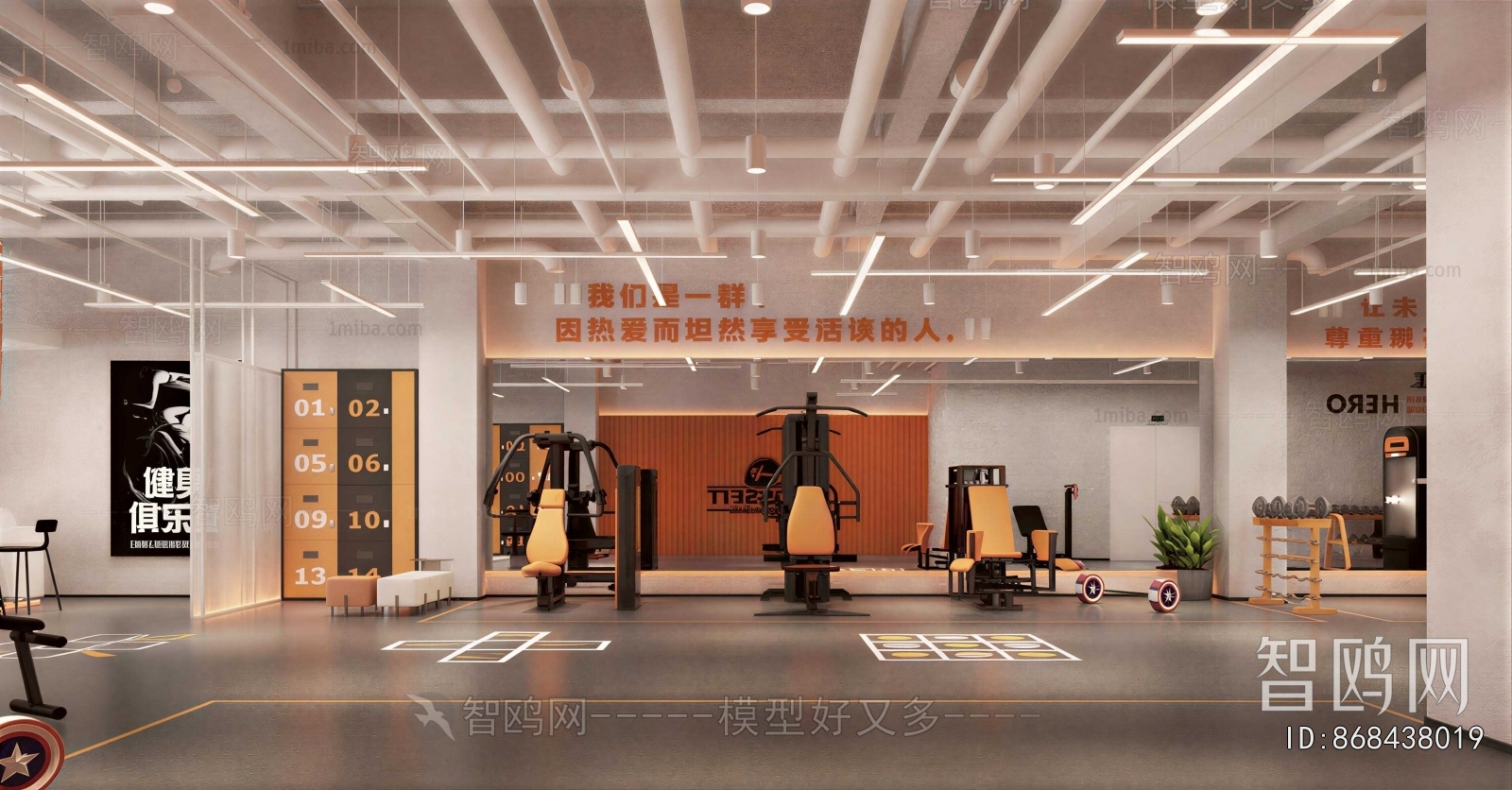 Industrial Style Gym