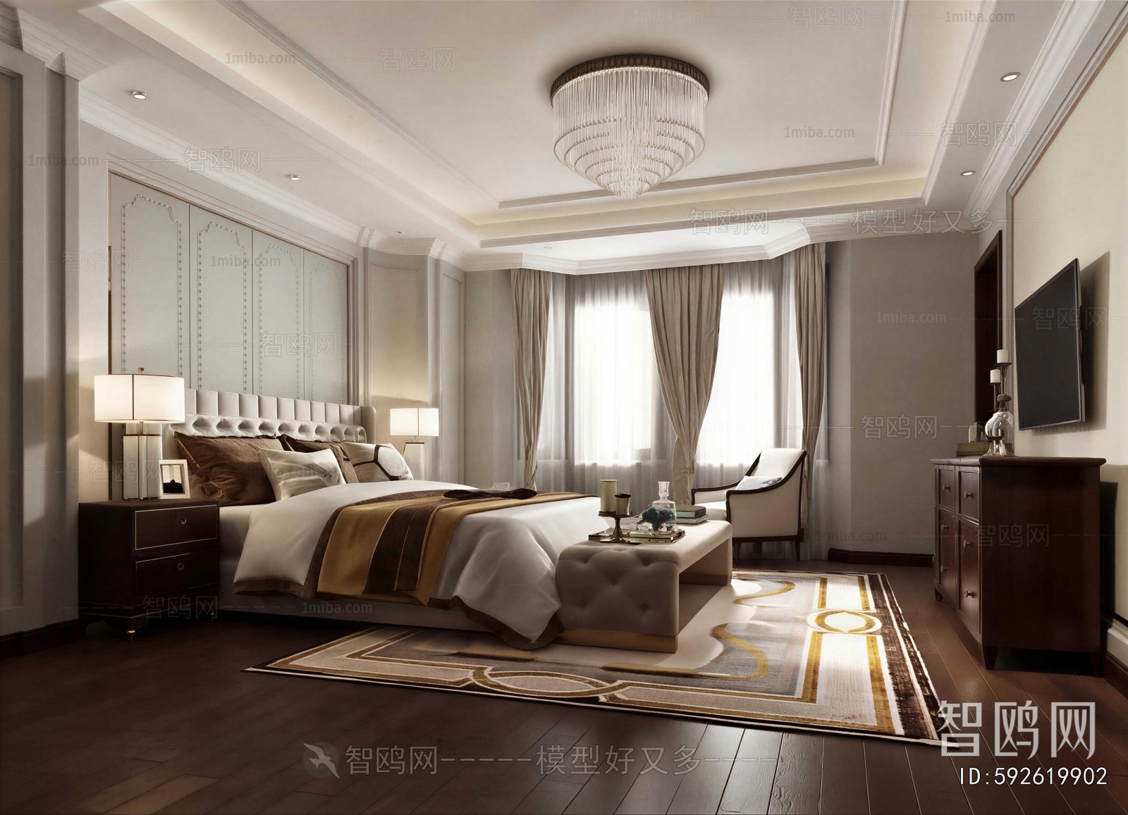 New Classical Style Bedroom
