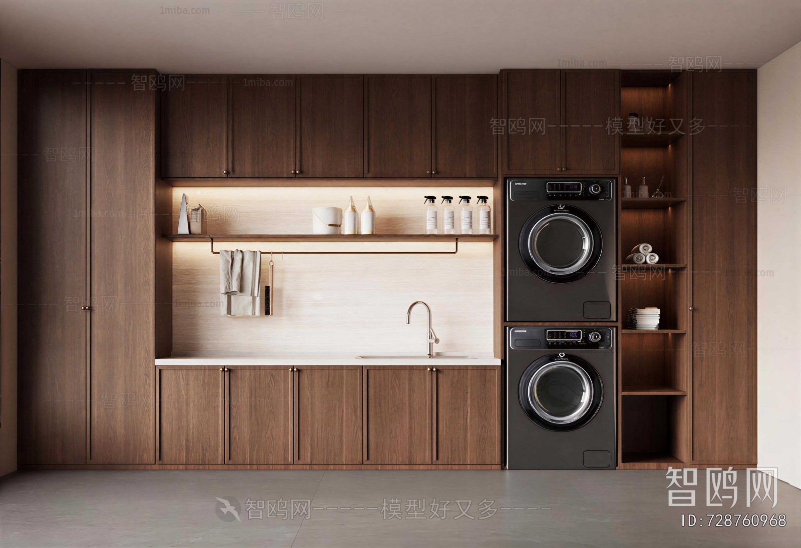 Modern Laundry Cabinet