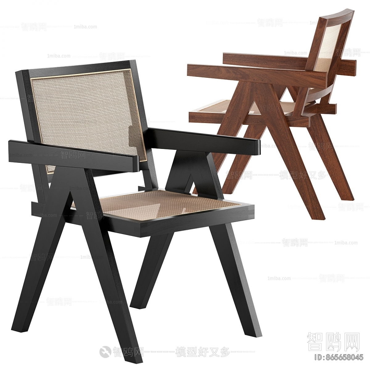 Wabi-sabi Style Lounge Chair