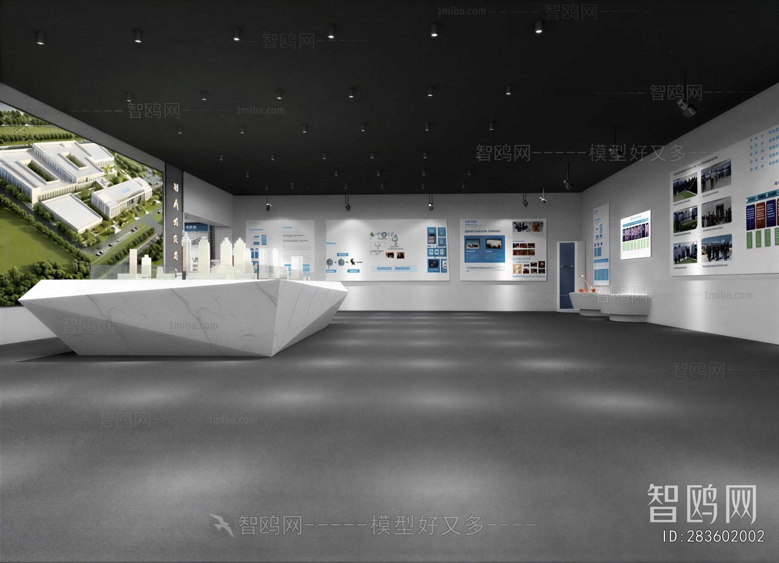 Modern Office Exhibition Hall
