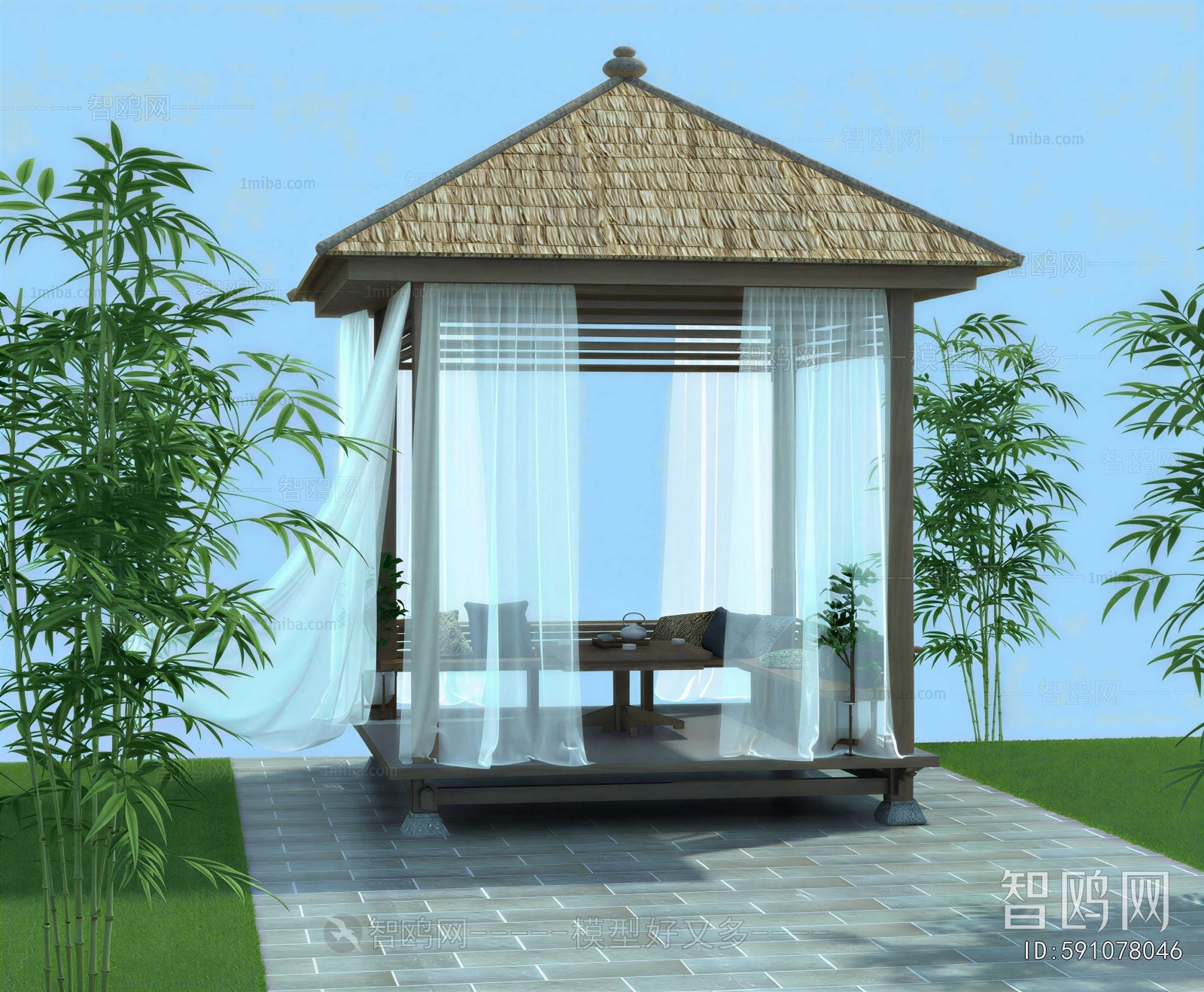 Southeast Asian Style Pavilion